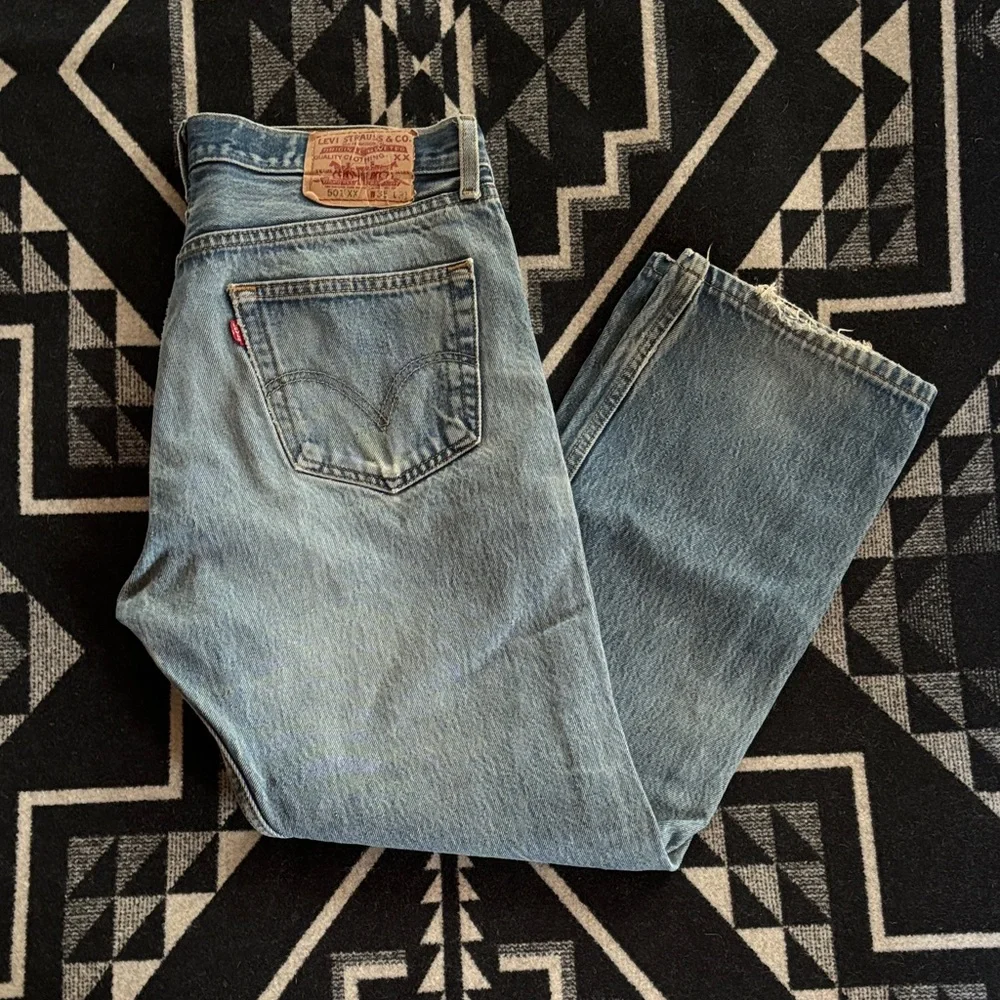Vintage Distressed Levis 501xx Jeans